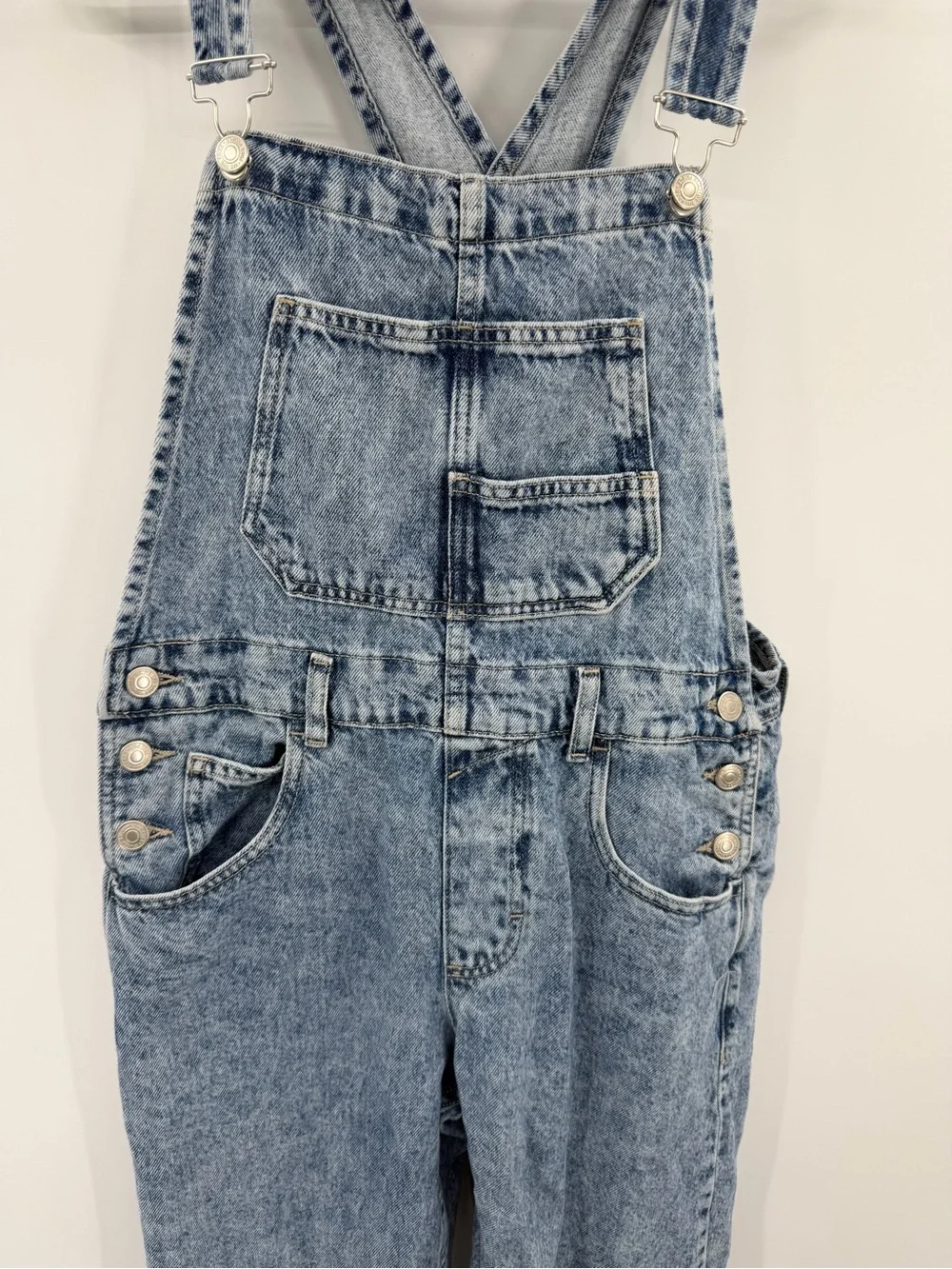 We The Free Free People Ziggy Denim Overall in Powder Blue Size XS